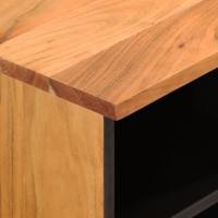 Tv-meubel 80x33x46 cm massief acaciahout - thumbnail