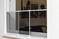 Muggennet Schellenberg Aluminium Wit Uitschuifbaar Met lijst Glasvezel 75 x 100 cm - thumbnail