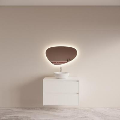 Badmeubelset BWS Riga Met Topplaat 80 cm Mat Wit