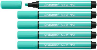 Viltstift stabilo pen 68/13 max ijsgroen | 5 stuks