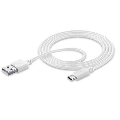 Cellularline Mobiele telefoon Kabel [1x USB-A - 1x USB-C] 1.2 m