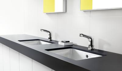 Hansgrohe Focus elektronische wastafelmengkraan met temperatuurgreep en batterij, chroom
