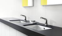 Hansgrohe Focus elektronische wastafelmengkraan met temperatuurgreep en batterij, chroom - thumbnail
