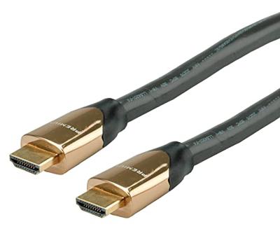 ROLINE PREMIUM HDMI Ultra HD Kabel met Ethernet, M/M, zwart, 7,5 m