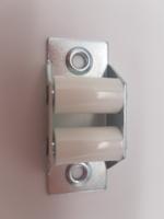 Bandgeleider 15mm Staal Met Kunststof Rollen - Voor Rolluik - thumbnail