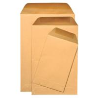 Gallery loonzakjes ft 114 x 162 mm, gegomd, bruine kraft, doos van 1000 stuks - thumbnail