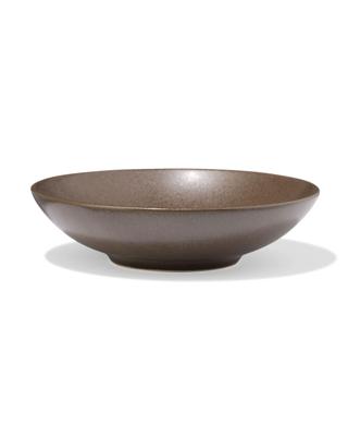 HEMA Lage schaal Ø15cm PUUR reactief glazuur donkerbruin (donkerbruin)