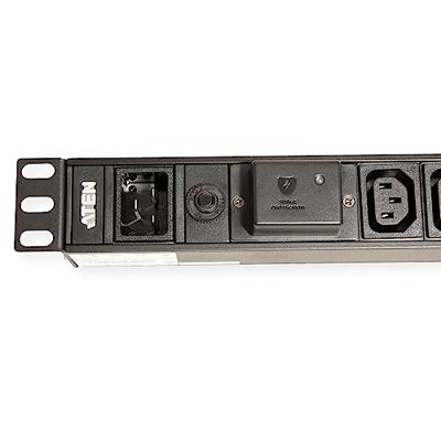 Basic 1U PDU with surge protection Basic 1U PDU with surge protection