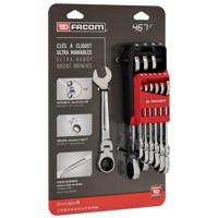 Facom 467BF.JP10PB scharnierende ratelringsleutelset - thumbnail