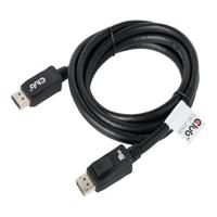 club3D CAC-2068 DisplayPort-kabel DisplayPort Aansluitkabel DisplayPort-stekker, DisplayPort-stekker 2.00 m Zwart Vlambestendig, 8K UHD - thumbnail