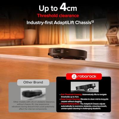 ROBOROCK SAROS Z70 - Robotstofzuiger - OmniGrip knikarm - 22.000 Pa vermogen - Ultradun ontwerp ROBOROCK SAROS Z70 - Robotstofzuiger - OmniGrip knikarm - 22.000 Pa vermogen - Ultradun ontwerp