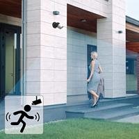 Hama Bewakingscamera Wifi Voor Buiten Zonder Hub Nachtzicht 1080p Zwart - thumbnail