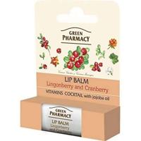 Lipbalsem Green Pharmacy Lingonberry and Cranberry 3,6 g Crème - thumbnail
