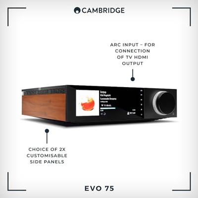 Cambridge Audio: EVO 75 Versterker - Zwart