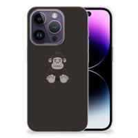 Apple iPhone 14 Pro Telefoonhoesje met Naam Gorilla - thumbnail