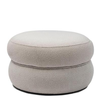 Rivièra Maison Hocker 'San Remo' Bouclé, kleur Natural Grey