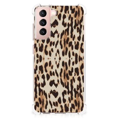 Samsung Galaxy S21 FE Case Anti-shock Leopard Samsung Galaxy S21 FE Case Anti-shock Leopard