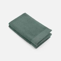 Walra gastendoek soft cotton legergroen 30x50 cm set van 2 - thumbnail
