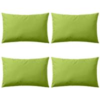 VidaXL Buitenkussens 60x40 cm appeltjesgroen 4 st - thumbnail