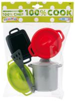 Ecoiffier 100% chef pannenset - thumbnail