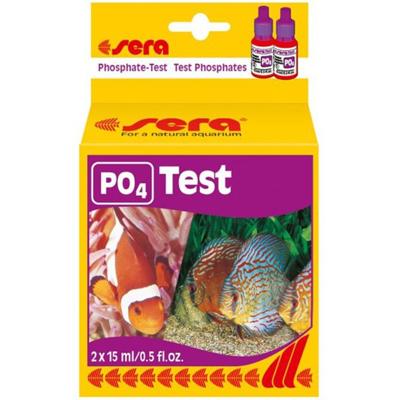 Sera Fosfaat-Test PO4 Kit - Waterkwaliteit Test voor Aquarium & Vijver, 60 Metingen