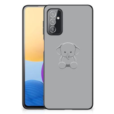 Samsung Galaxy M52 Hoesje Grijs Baby Olifant