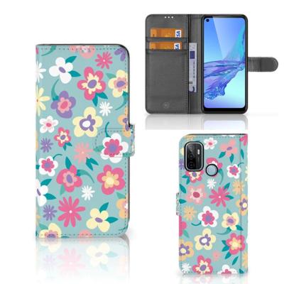 OPPO A53 | OPPO A53s Hoesje Flower Power OPPO A53 | OPPO A53s Hoesje Flower Power