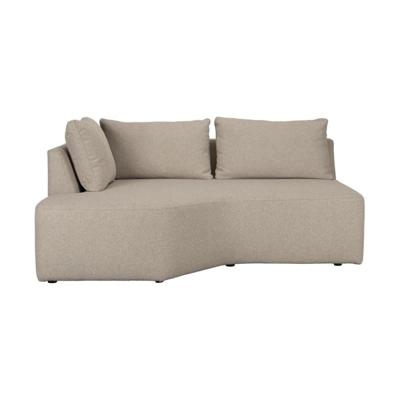 Zuiver Bank 'Prosper' Hoek Element Links, kleur Cappuccino