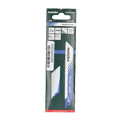 Metabo Accessoires Reciprozaagbladen (2 st.) 130 / 1.4 mm BiM (31132) - 631080000 Metabo Accessoires Reciprozaagbladen (2 st.) 130 / 1.4 mm BiM (31132) - 631080000
