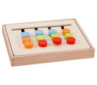 Goki hout kleursorteerbord in houten doos - thumbnail