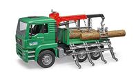 bruder MAN houttransport modelvoertuig - thumbnail