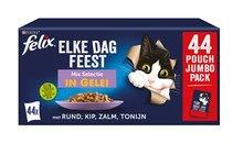 FELIX POUCH ELKE DAG FEEST IN GELEI MIX BOX TONIJN / ZALM / RUND / KIP