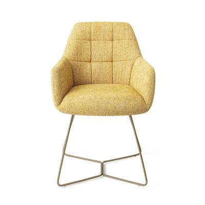 Jesper Home Noto eetkamerstoel Bumble Bee beehive gold