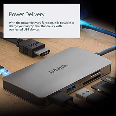 Dockingstation - D-LINK - DUB-M810 - USB-C / Thunderbolt 3 - HDMI - 1GbE