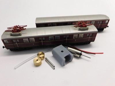 micromotor NA057C Arnold, Minitrain, Rivarossi ET 165, ET 182, BR 275, BR 475