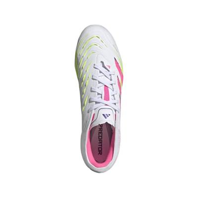 adidas Predator Pro Gras Voetbalschoenen (FG) Wit Roze Neongeel