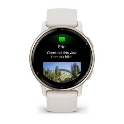 Garmin Vivoactive 5 3,05 cm (1.2") AMOLED 42 mm Digitaal 390 x 390 Pixels Touchscreen Wit Wifi GPS