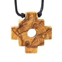 Palo Santo Ketting Chakana Inca Kruis - thumbnail