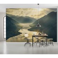 Komar Stefan Hefele; Komar Wanderlust Fotobehang Gold Mountains - SHX8-038 - thumbnail