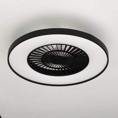 Proventa Premium Plafondventilator met lamp 60 cm - Zomer- en winterstand met afstandsbediening - Zwart