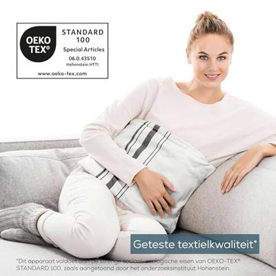 Beurer HK 25 white-grey Elektrisch kussen 100 W Grijs