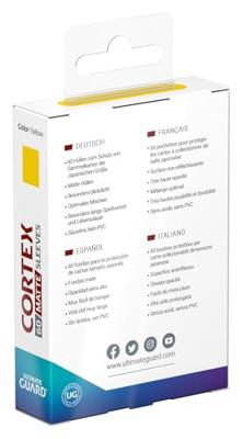 Ultimate Guard Cortex Sleeves Matte Japanese Size (60) - Yellow Ultimate Guard Cortex Sleeves Matte Japanese Size (60) - Yellow
