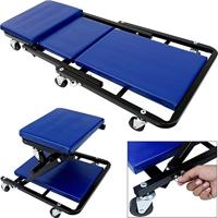 Rolbed, rolwagen, sleutelwagen, monteurskar, werkruk, blauw - thumbnail
