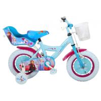 Disney Frozen 2 kinderfiets 12 inch Blauw - thumbnail