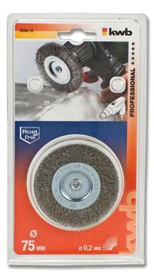kwb 609830 Schijfborstel, roestvrijstalen draad, roestvrij, gegolfd 1 stuk(s) kwb 609830 Schijfborstel, roestvrijstalen draad, roestvrij, gegolfd 1 stuk(s)