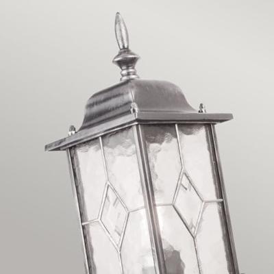 Franssen Klassieke buitenlampWexford Up zwart zilver - 2080