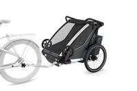 THULE fiets-kinderkar "chariot cross 2 double". bicycle trailer chariot cross double - thumbnail