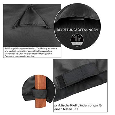 Tuinmeubelhoes Vanamo Antraciet 242x162x100cm Tuinmeubelhoes Vanamo Antraciet 242x162x100cm