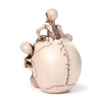 Schedel met barstende skeletten - thumbnail