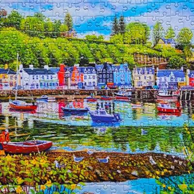 Low Tide at Tobermory Puzzel 636 Stukjes Low Tide at Tobermory Puzzel 636 Stukjes
